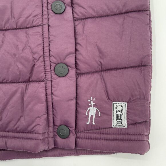 Smartwool PhD Smartloft Puffer Skirt Womens‎ Medium Aubergine Purple Pocket - Picture 5 of 8